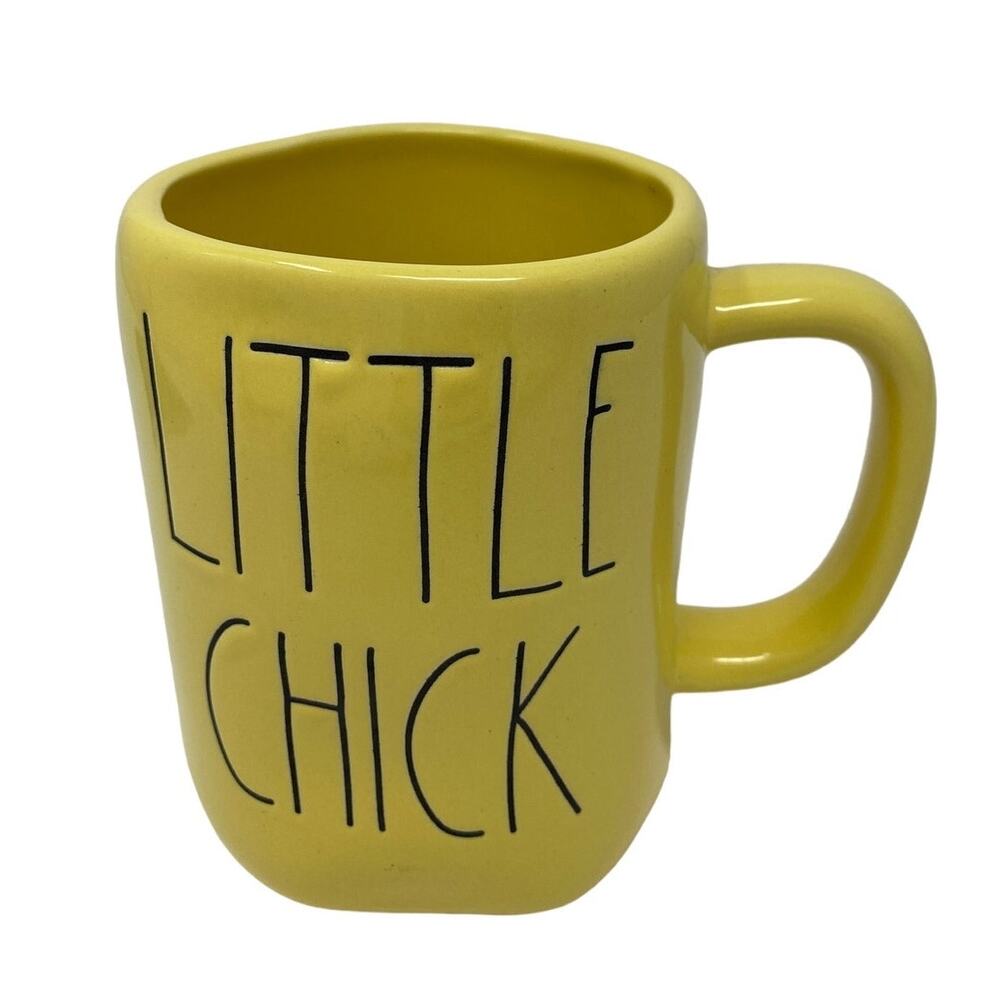Rae Dunn LITTLE‎ CHICK Speckled Yellow Easter Spring Coffee Mug Farmhouse
